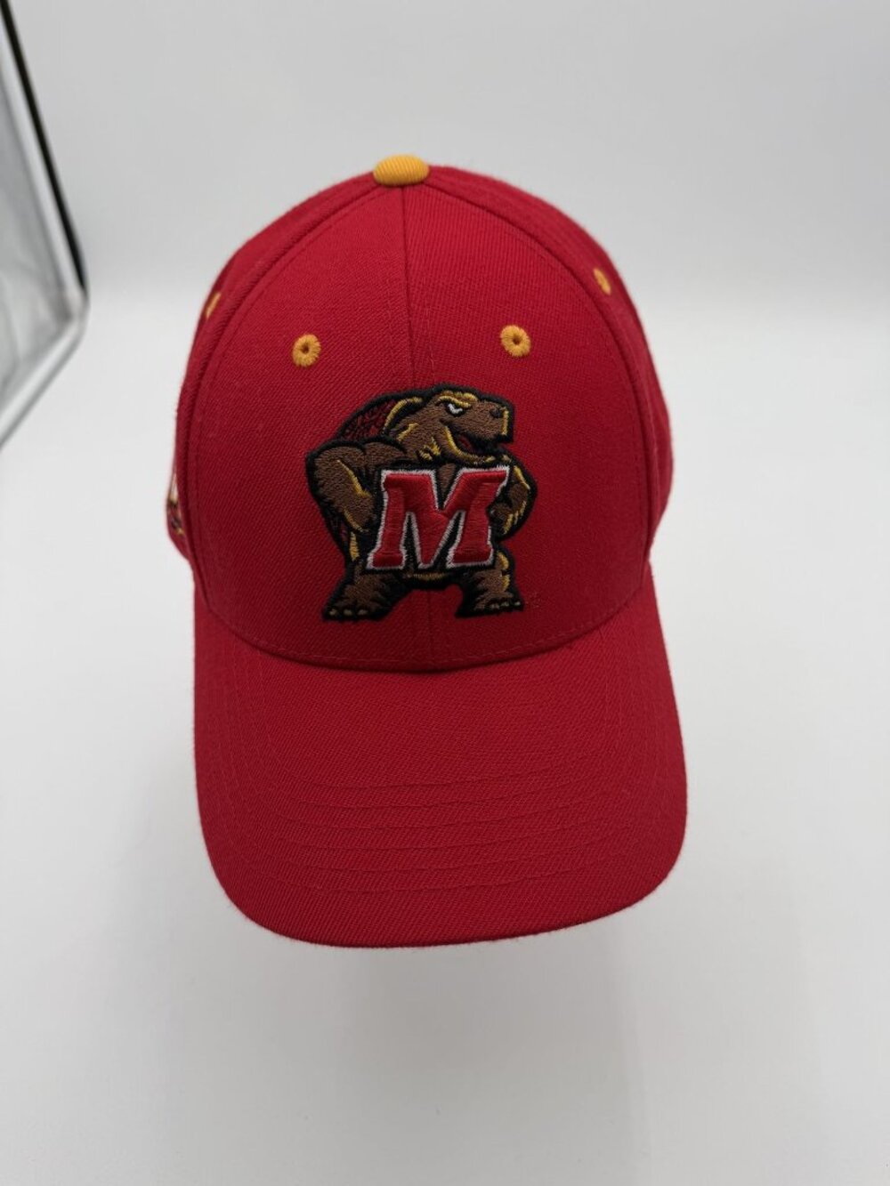 University Of Maryland Red Adjustable Hat Embroidered